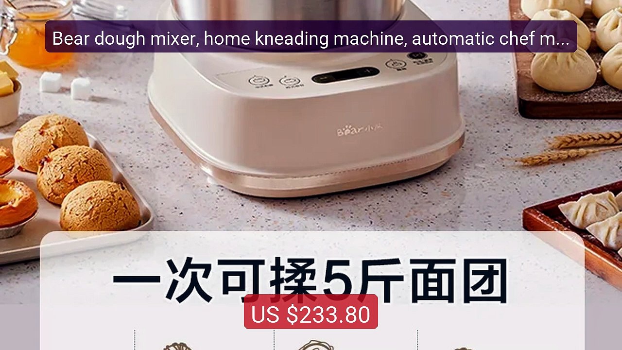Bear dough mixer, home kneading machine, automatic chef machine, mi... -- Top Rated 2026 | Buy Now!
