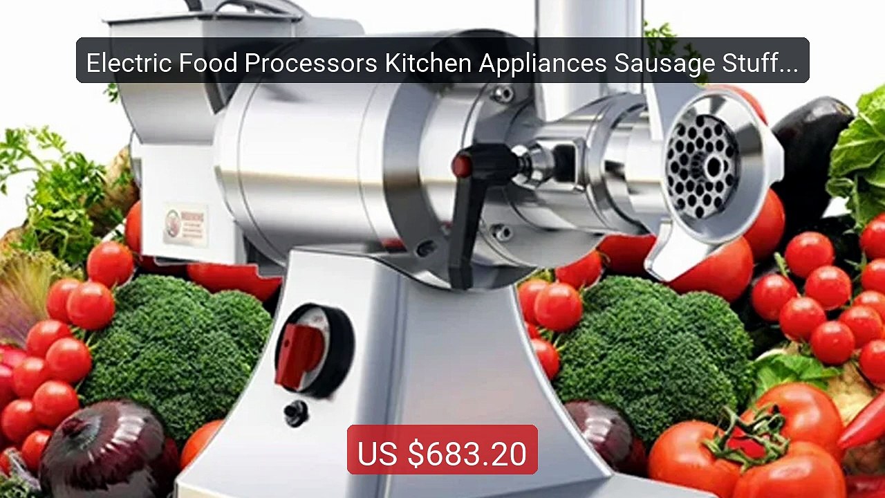 Electric Food Processors Kitchen Appliances Sausage Stuffer Me... -- Best Buy 2026 | Great Quality!