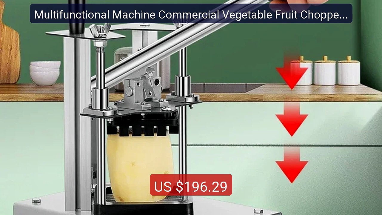 Multifunctional Machine Commercial Vegetable Fruit Chopper Dicer C... -- Best Deal 2026 | Shop Now!