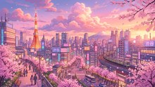 Pink Clouds - Tokyo City Pop Spring Escape Music