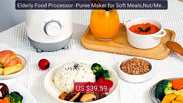 Elderly Food Processor -Puree Maker for Soft Meals,Nut/Meat Grinde... Best Deal 2026 | Shop Now!
