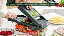 12/22 in 1 Multifunctional Vegetable Cutter Manual Food Cho... -- Top Pick 2026 | Unbeatable Price!