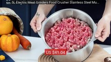 5L Electric Meat Grinders Food Crusher Stainless Steel Multifuncti... -- Best Deal 2026 | Shop Now!