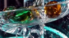 Marbles Flowing Through Water Stream 🌊🔵 Satisfying Motion