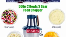 500W Electric Meat Grinder 5L Stainless Steel Food Processor f... -- Hot Deal 2026 | Limited Offer!