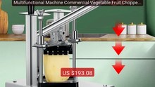 Multifunctional Machine Commercial Vegetable Fruit Chopper ... -- Top Pick 2026 | Unbeatable Price!