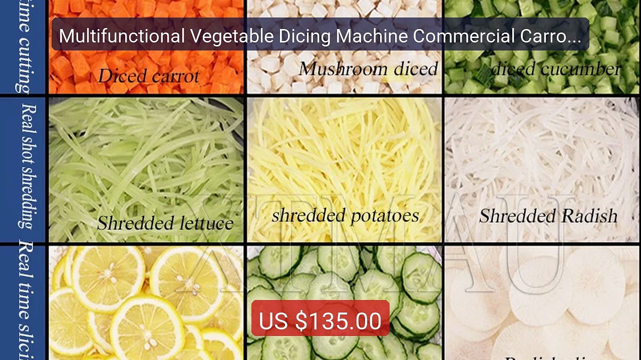 Multifunctional Vegetable Dicing Machine Commercial Carrot Ra... -- Amazing Value 2026 | Must Have!