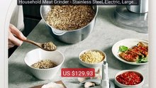 Household Meat Grinder - Stainless Steel, Electric, Large Capa... -- Hot Deal 2026 | Limited Offer!