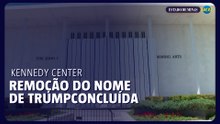 Remoção do nome de Trump da fachada do Kennedy Center é concluída