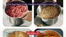 220V Bear Meat Grinder Stainless Steel Electric Automatic Multifun... -- Best Deal 2026 | Shop Now!