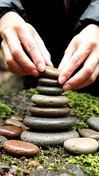Hydraulic Press Crushing Stacked Stone Staircase | Satisfying Slow Motion Destruction Experiment (ASMR)
