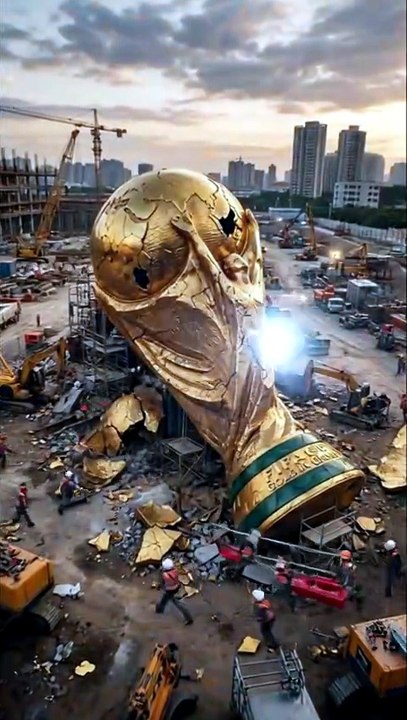 Tiny Engineers Repaired the World Cup Trophy 😳🏆🔧 | Satisfying Mini Workers