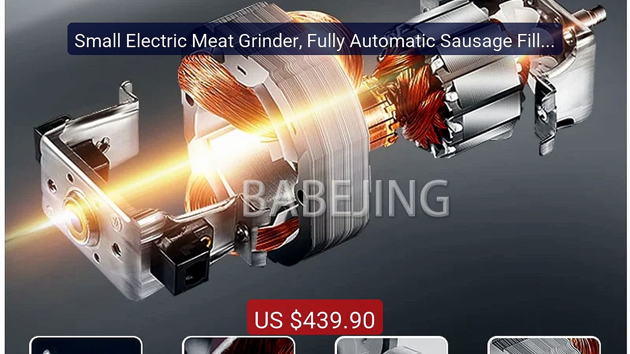 Small Electric Meat Grinder, Fully Automatic Sausage Filler, F... -- Hot Deal 2026 | Limited Offer!