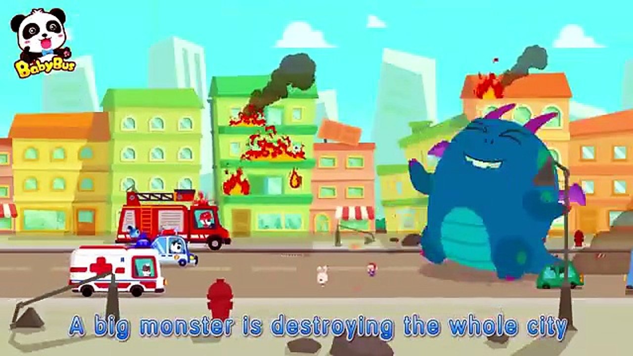 Baby Learns At The Fire Station _ Pretend Play - Firefighter_ Policeman _ Nursery Rhymes - BabyBus