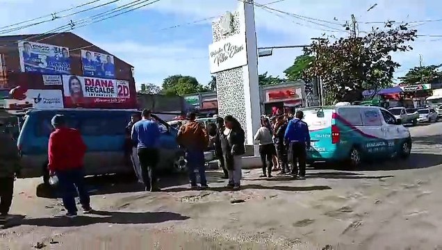 Accidente en Villa Elisa vehículos