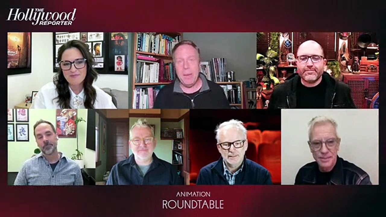 Chris Sanders, Dana Ledoux Miller, Josh Cooley, Kelsey Mann, Morgan Neville and Nick Park at the THR Animation Roundtable | THR Video [Full Movie]