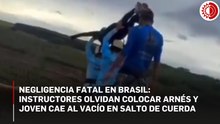 Joven de 21 años muere en Brasil al ser lanzada desde puente de 40 metros sin cuerda de seguridad