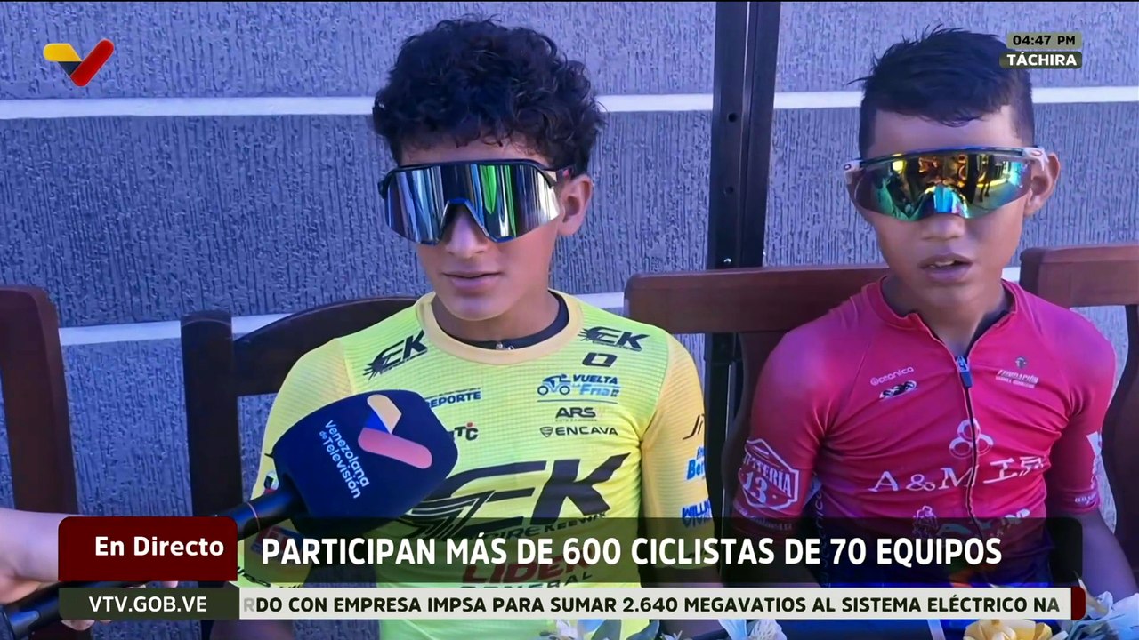 Más de 600 pedalistas se dan cita en el estado Táchira para gran evento ciclístico