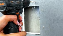 Fix dry wall holes with zip ties💯