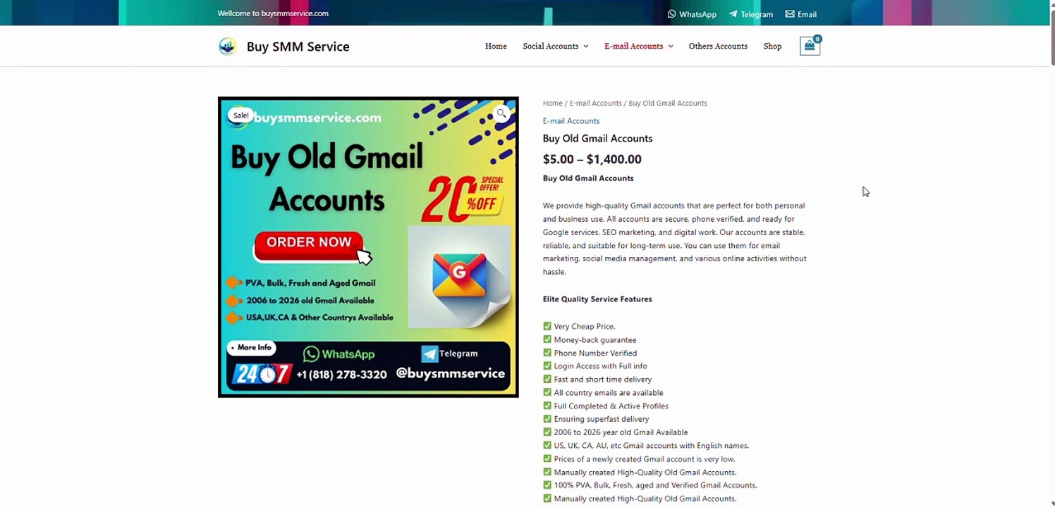 Best Bulk Gmail Account Providers: Top 5 PVA & Aged Account Websites