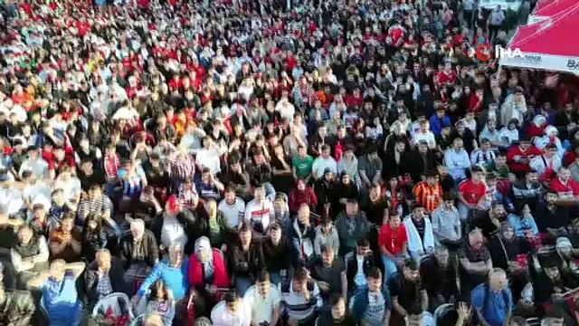 Bahçelievler’de Dünya Kupası heyecanı dev ekranlarda yaşandı | Ajansspor | IHA