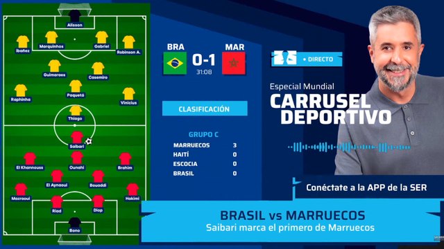¡Gol Vinicius! | Brasil 1 - Marruecos 1