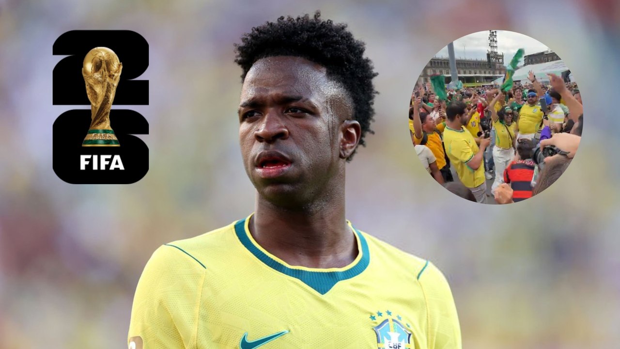 Vinicius Jr. anota gol y empata el Brasil - Marruecos; así celebran la afición en el Fan Fest CDMX desde el Zócalo