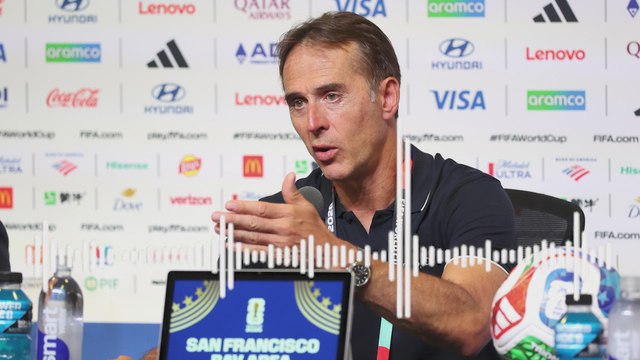 Primeras palabras de Lopetegui tras el empate de Qatar