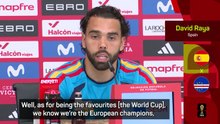 Raya feels Spain's 'favourites' tag is justified