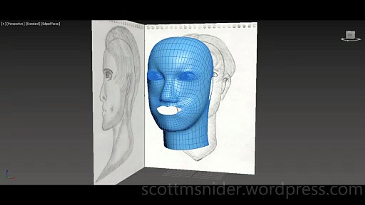 JFJ: 3DS MAX Practice Polygon Modeling Head Model Video #35 (06-13-2026)
