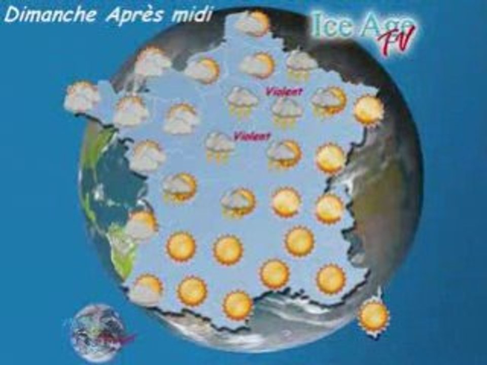 Meteo du Dimanche 22 juin 2008