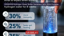 12000PPB Hydrogen Water Bottle Generator SPE PEM Portable USB ... -- Hot Deal 2026 | Limited Offer!