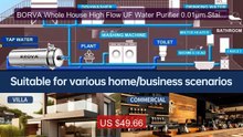 BORVA Whole House High Flow UF Water Purifier 0.01μm Stainless... -- Hot Deal 2026 | Limited Offer!