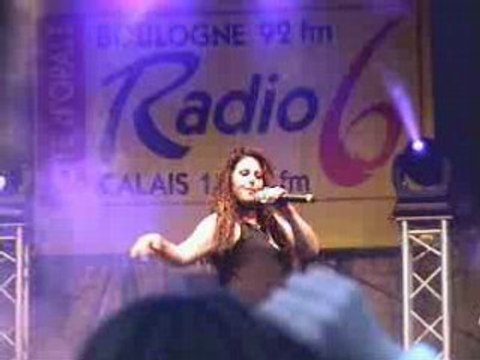 Cindy Sanders au radio 6 live Calais 20 juin 2008