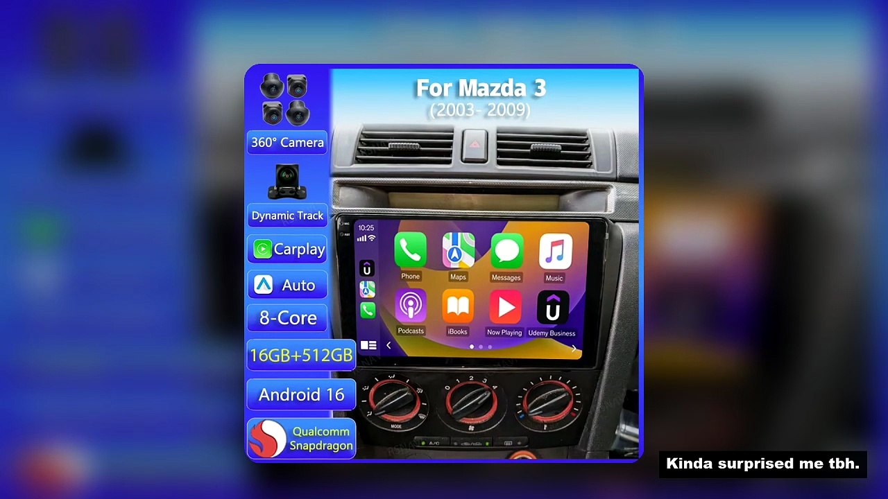 Android 16 Car Radio For Mazda 3 2003 2004 2005 2006 2007 2008 2009 Multimedia Video Player GPS Navi