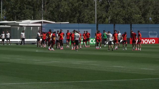 Belgium Red Devils train ahead of first World Cup match in Seattle