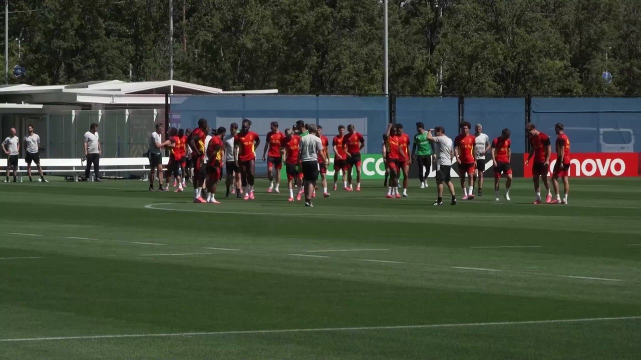 Belgium Red Devils train ahead of first World Cup match in Seattle