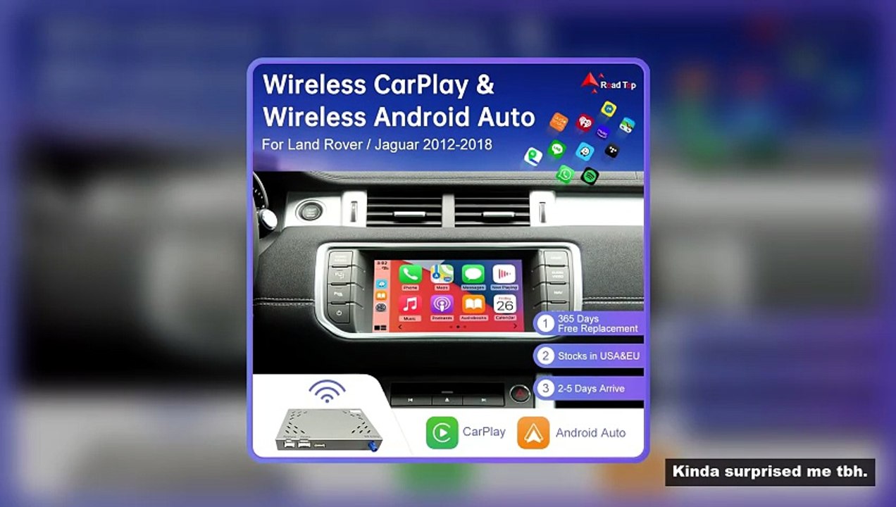 Wireless Carplay For Land Rover/Jaguar/Range Rover/Evoque/Discovery 2012-2018 Android Auto Multimedi