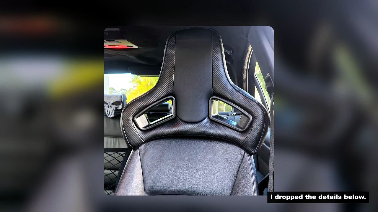 High-Quality Leather Racing Seat Modification Headrest Custom Installation for Racing Seats