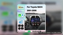 Android 16 Carplay Car Radio Multimedia Video Player Navigation GPS for Toyota RAV4 2001 2002 2003 2