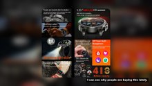 2026 New T-Rex 3 Ultra Outdoor Sports GPS Smart Watch Men Flashlight Compass Bluetooth Call Heart Ra