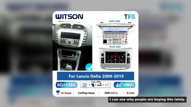 WITSON Android 15 Auto Stereo For Lancia Delta 2009-2019 Carplay Navi Multimedia Car Radio GPS WiFi