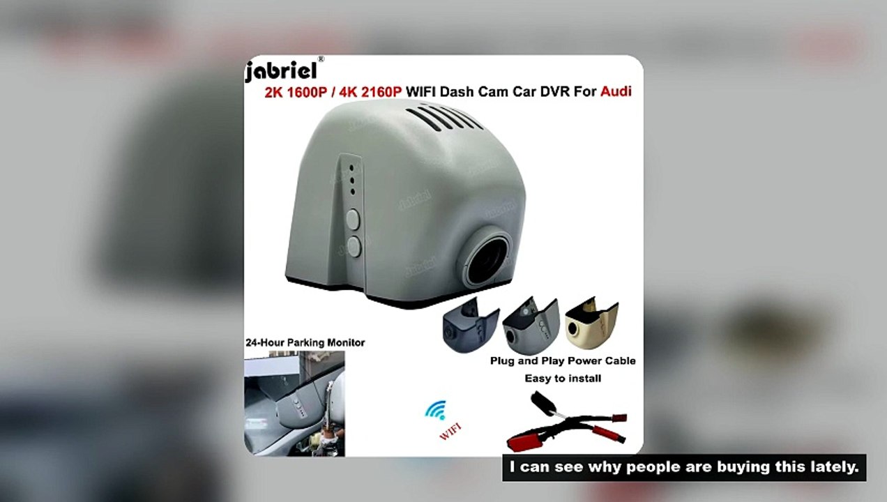 Plug and Play 4K 2160P Car DVR Dashcam For Audi A3 A4 A5 A6 A7 A8 Q3 Q5 Q7 TT 2004-2026 Wifi Car Cam