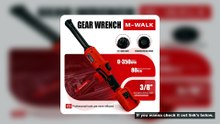 M-WALK Electric Wrench 80NM Extended Long 3/8 Inch Ratchet Wrench Disassembly Nut Car Maintenance Fo