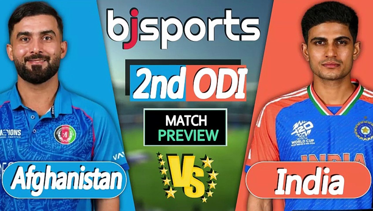 India vs Afghanistan 2026 | IND vs AFG 2nd ODI Match Preview |