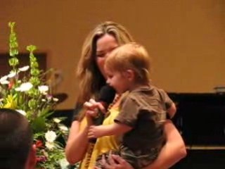 Hutch sings "God Is In Control" with Melissa