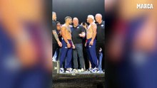 Último cara a cara entre Topuria y Gaethje