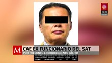 Detienen a exfuncionario de Hacienda por enriquecimiento ilícito mientras cobraba sueldo público
