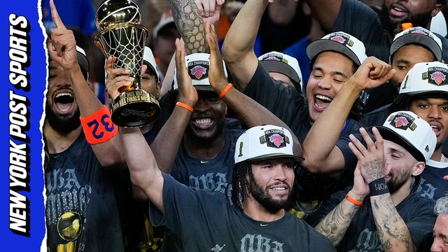 Jalen Brunson gets emotional after carrying Knicks to NBA Title