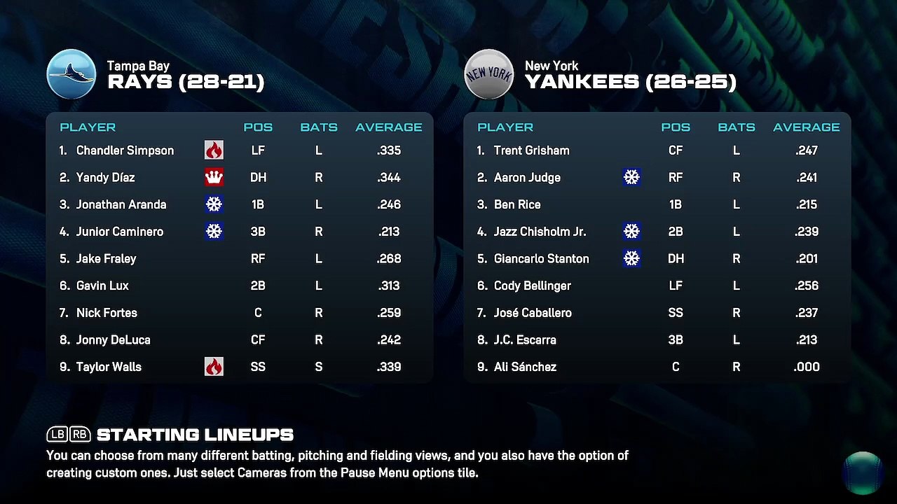MLB® The Show™ 26 TB vs NYY 5/22/26